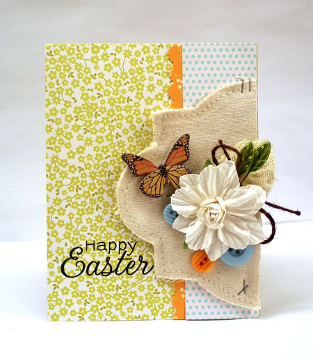 happy easter cards 2011. For this card I chose a little